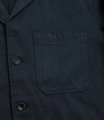 Service Works Moleskin Server Suit Jacket in Dark Navy