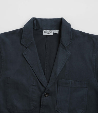 Service Works Moleskin Server Suit Jacket in Dark Navy