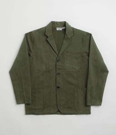 Service Works Moleskin Server Suit Jacket in Moss