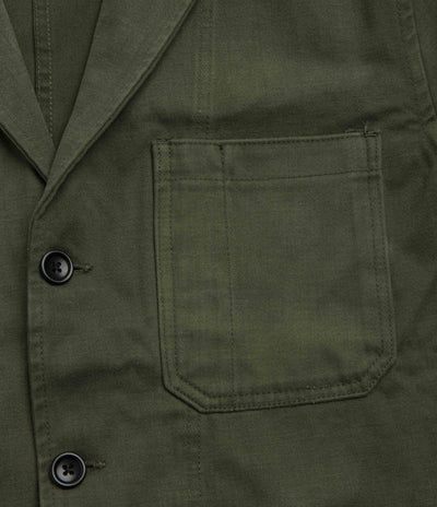 Service Works Moleskin Server Suit Jacket in Moss
