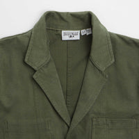Service Works Moleskin Server Suit Jacket in Moss thumbnail