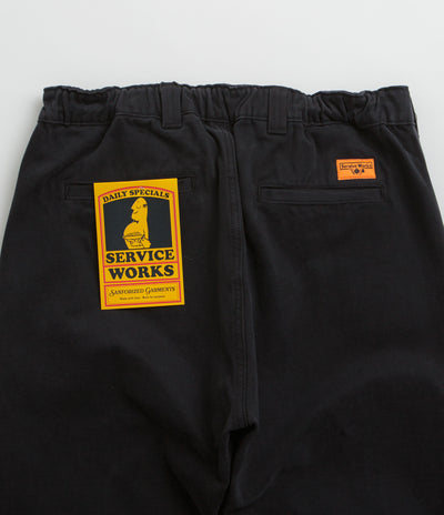 Service Works Moleskin Waiter Pants in Black