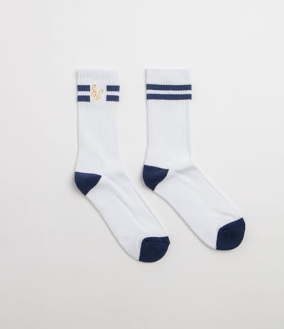 Service Works Monogram Socks - White