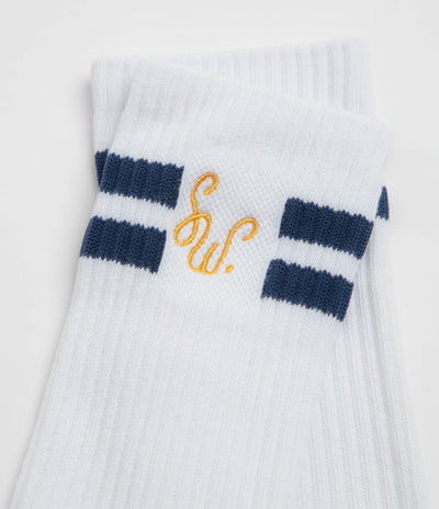 Service Works Monogram Socks - White