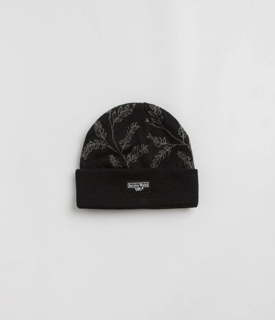 Service Works Olive Branch Beanie in Black