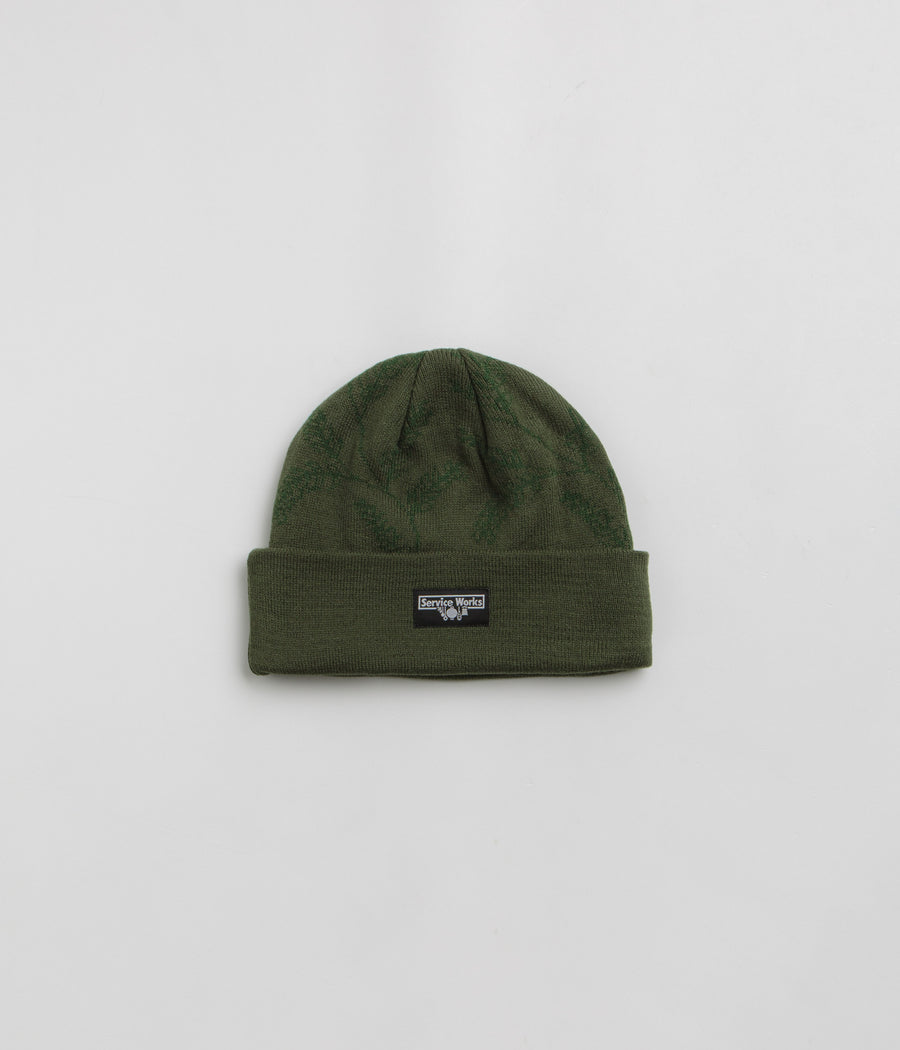 Service Works Olive Branch Beanie in Olive