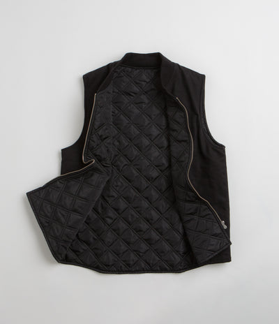 Service Works Padded Work Vest Jacket in Black