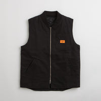 Service Works Padded Work Vest Jacket in Black thumbnail