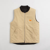 Service Works Padded Work Vest Jacket - Pale Khaki thumbnail