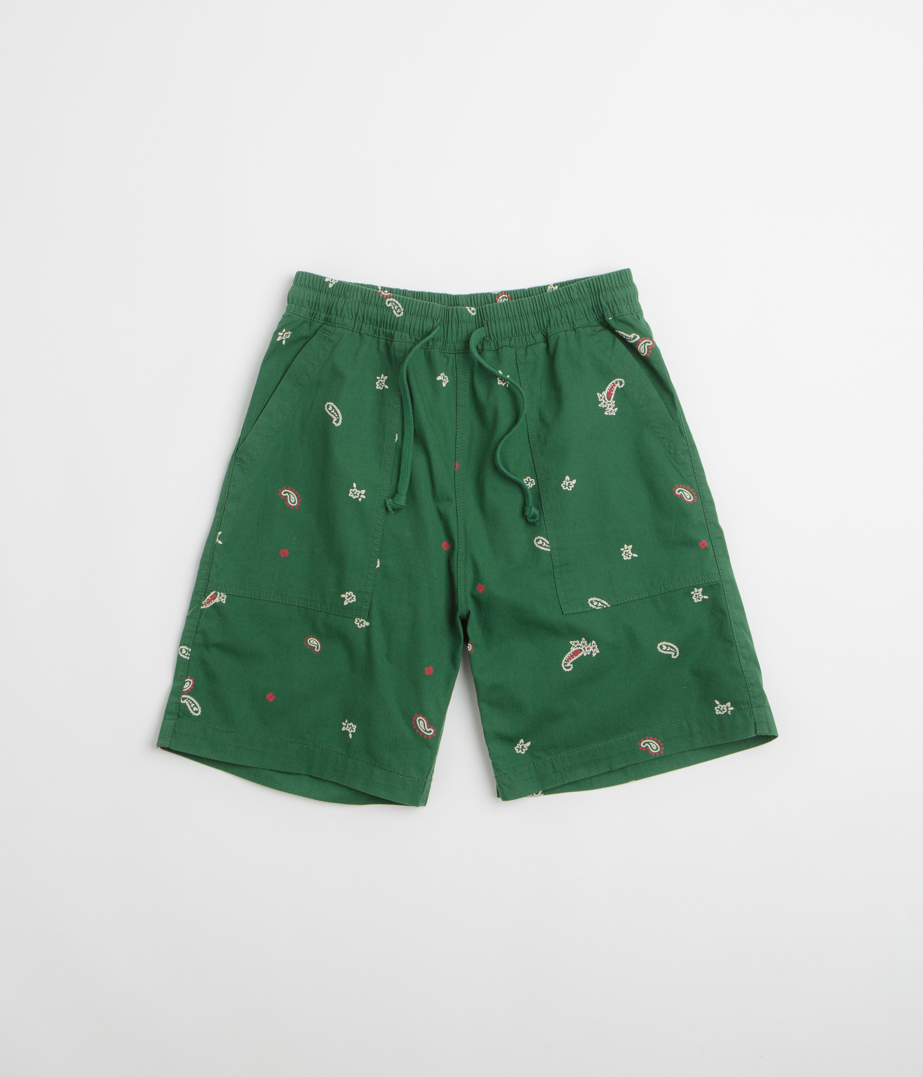 Service Works Paisley Chef Shorts - Forest