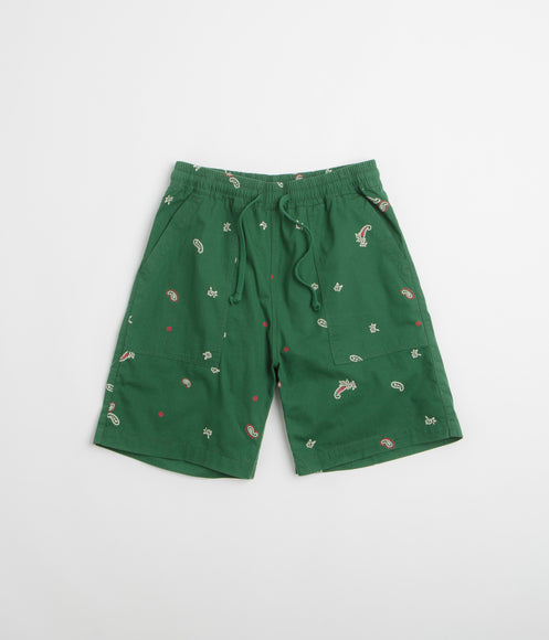 Service Works Paisley Chef Shorts - Forest