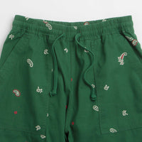 Service Works Paisley Chef Shorts - Forest thumbnail