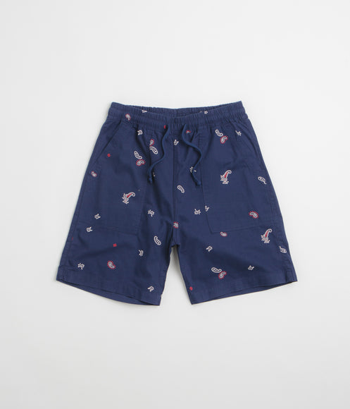 Service Works Paisley Chef Shorts - Royal