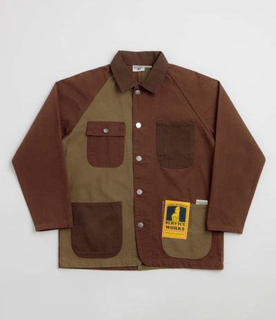 Service Works Patchwork Coverall 2.0 Jacket - Brown