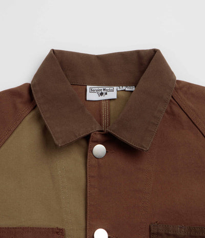 Service Works Patchwork Coverall 2.0 Jacket - Brown