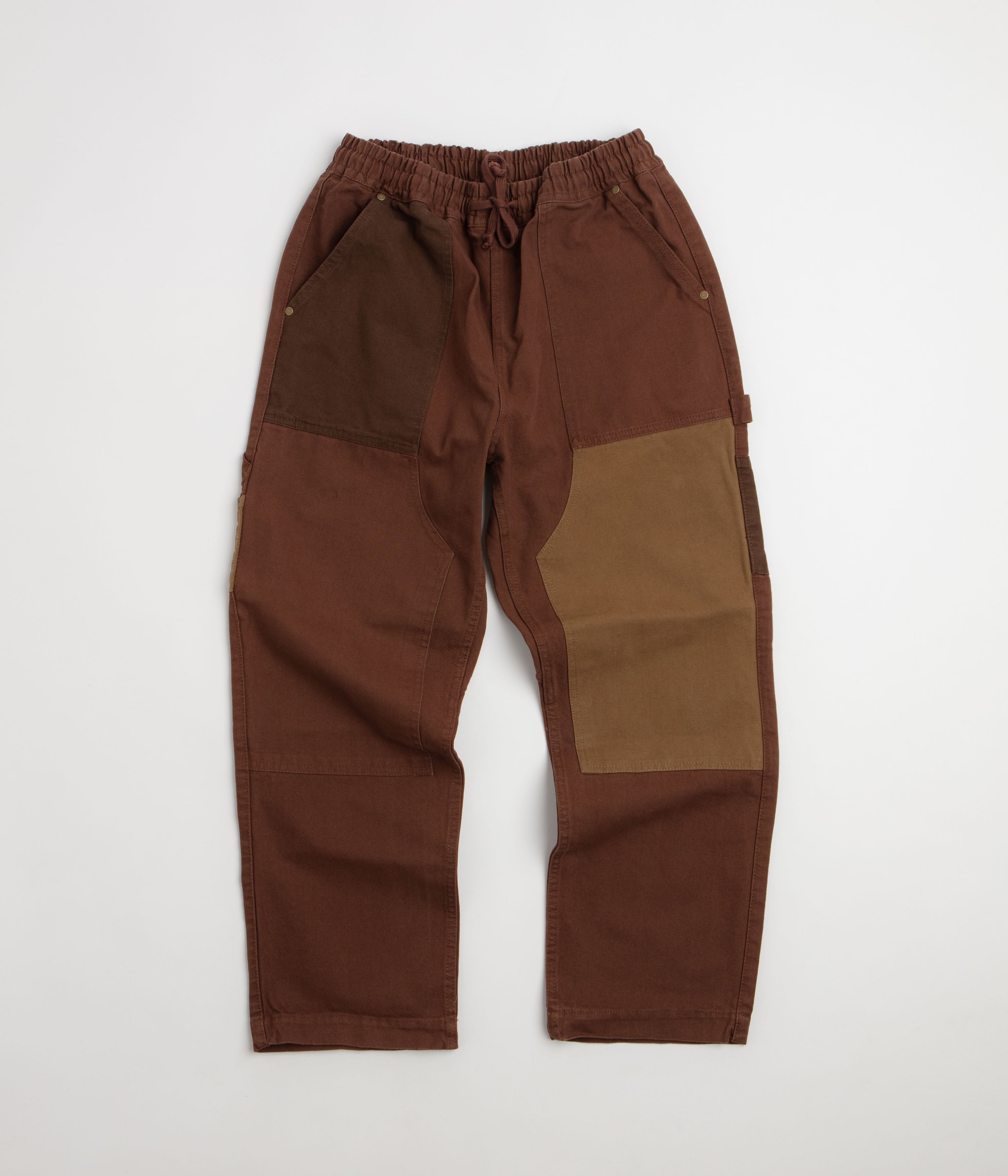 Service Works Patchwork Utility Chef Pants in Brown