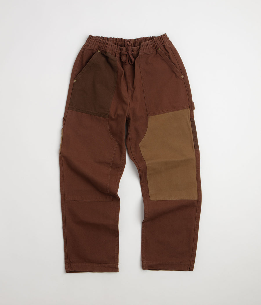 Service Works Patchwork Utility Chef Pants in Brown