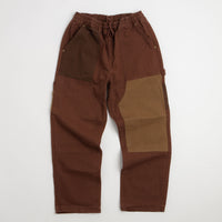 Service Works Patchwork Utility Chef Pants - Brown thumbnail