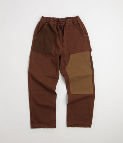 Service Works Patchwork Utility Chef Pants - Brown