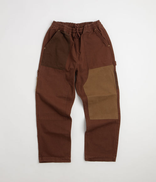 Service Works Patchwork Utility Chef Pants - Brown