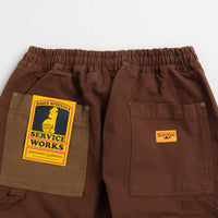 Service Works Patchwork Utility Chef Pants - Brown thumbnail