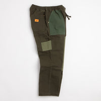 Service Works Patchwork Utility Chef Pants - Green thumbnail