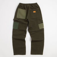 Service Works Patchwork Utility Chef Pants - Green thumbnail