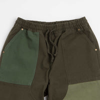 Service Works Patchwork Utility Chef Pants - Green thumbnail