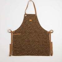 Service Works Patterned Apron - Brown Leopard thumbnail