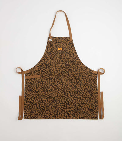 Service Works Patterned Apron - Brown Leopard