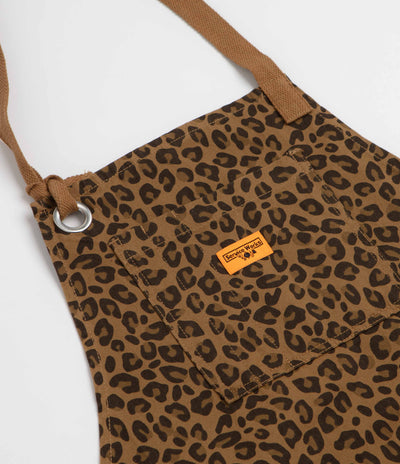 Service Works Patterned Apron - Brown Leopard