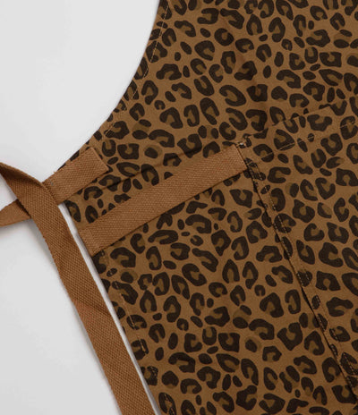 Service Works Patterned Apron - Brown Leopard