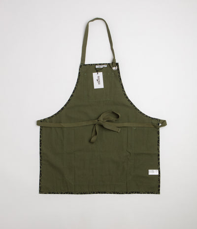Service Works Patterned Apron - Green Leopard