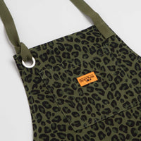 Service Works Patterned Apron - Green Leopard thumbnail