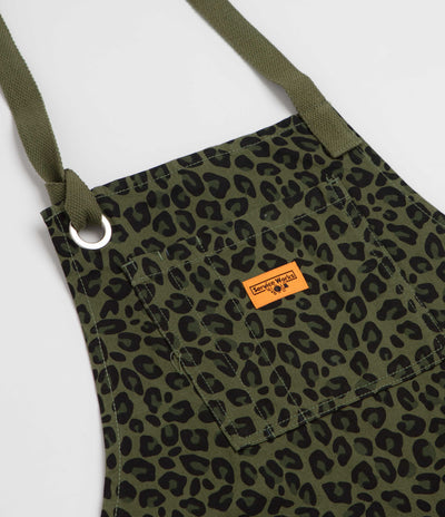 Service Works Patterned Apron - Green Leopard