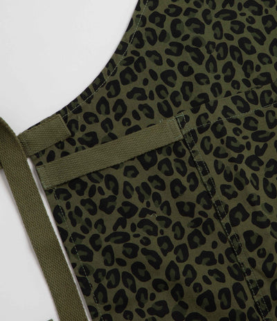Service Works Patterned Apron - Green Leopard