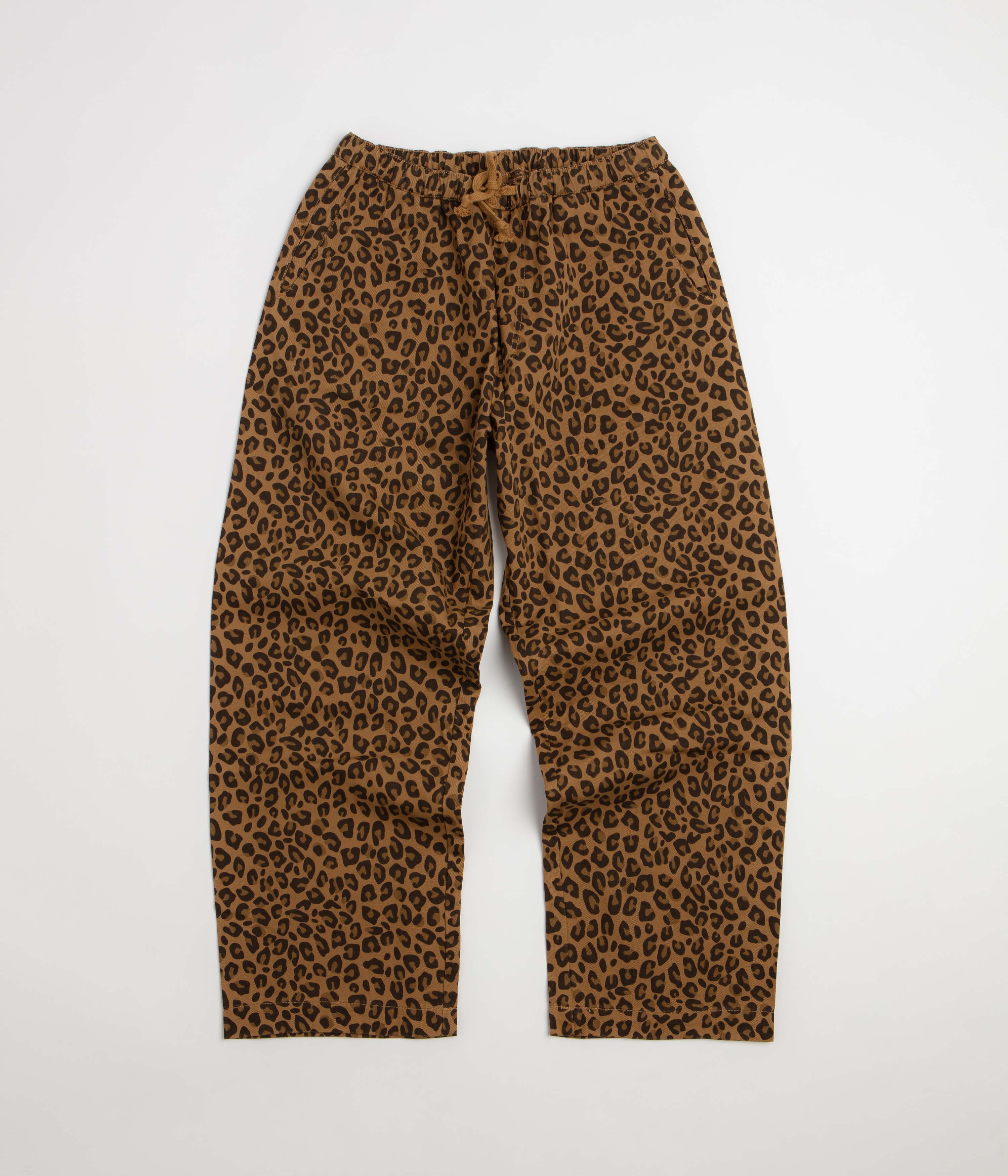 Service Works Patterned Easy Chef Pants - Brown Leopard
