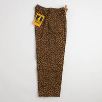 Service Works Patterned Easy Chef Pants - Brown Leopard thumbnail
