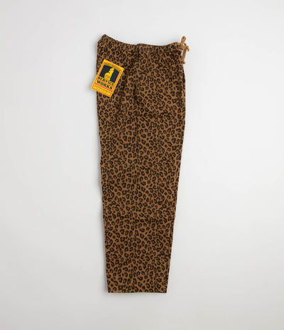 Service Works Patterned Easy Chef Pants - Brown Leopard