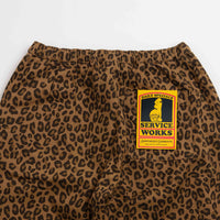 Service Works Patterned Easy Chef Pants - Brown Leopard thumbnail