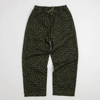 Service Works Patterned Easy Chef Pants - Green Leopard thumbnail