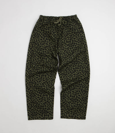 Service Works Patterned Easy Chef Pants - Green Leopard