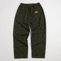 Service Works Patterned Easy Chef Pants - Green Leopard thumbnail