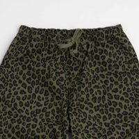 Service Works Patterned Easy Chef Pants - Green Leopard thumbnail