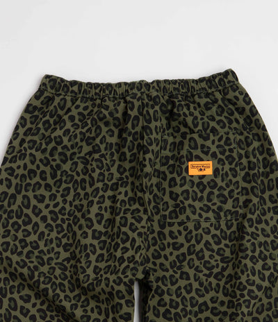 Service Works Patterned Easy Chef Pants - Green Leopard