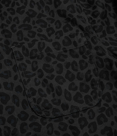 Service Works Patterned Easy Chef Shirt - Black Leopard
