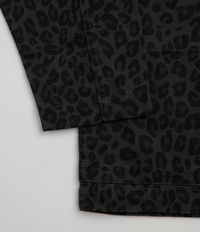 Service Works Patterned Easy Chef Shirt - Black Leopard