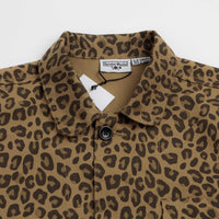 Service Works Patterned Easy Chef Shirt - Brown Leopard thumbnail