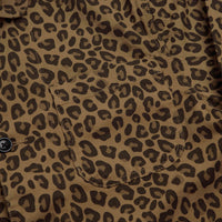 Service Works Patterned Easy Chef Shirt - Brown Leopard thumbnail