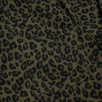 Service Works Patterned Easy Chef Shirt - Green Leopard thumbnail